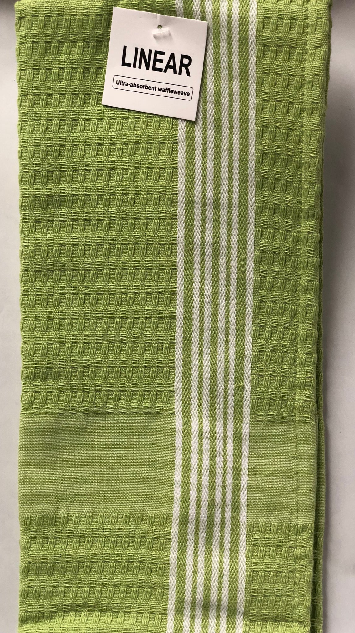Kitchen Towels Green - White