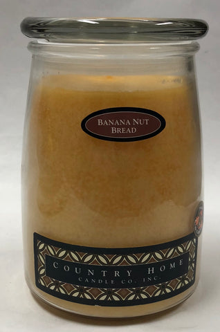 Country Home Jar Candle - Banana Nut Bread