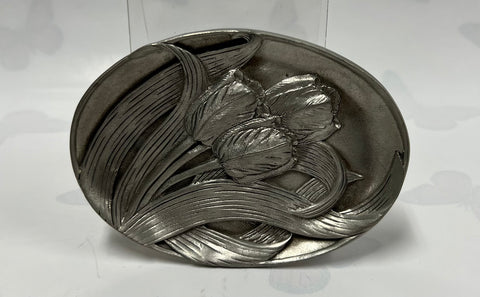 Pewter Tulip Spoon Rest
