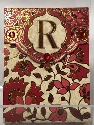 Monogram -Pocket Notebook “R”