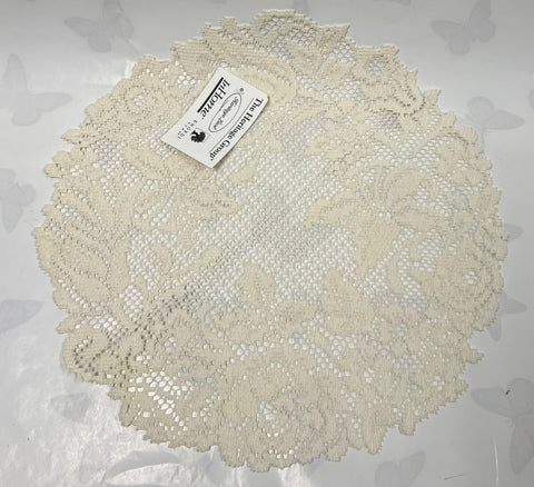 Doily -Garden Glory -Ecru