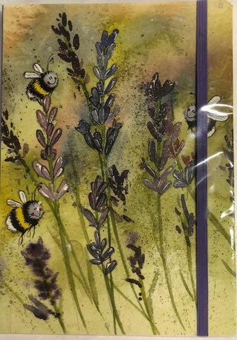 Bumblebees And Lavender Journal
