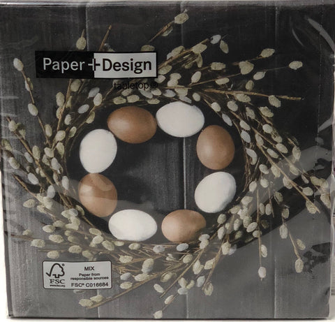 Luncheon Napkin - Rustic Eggs