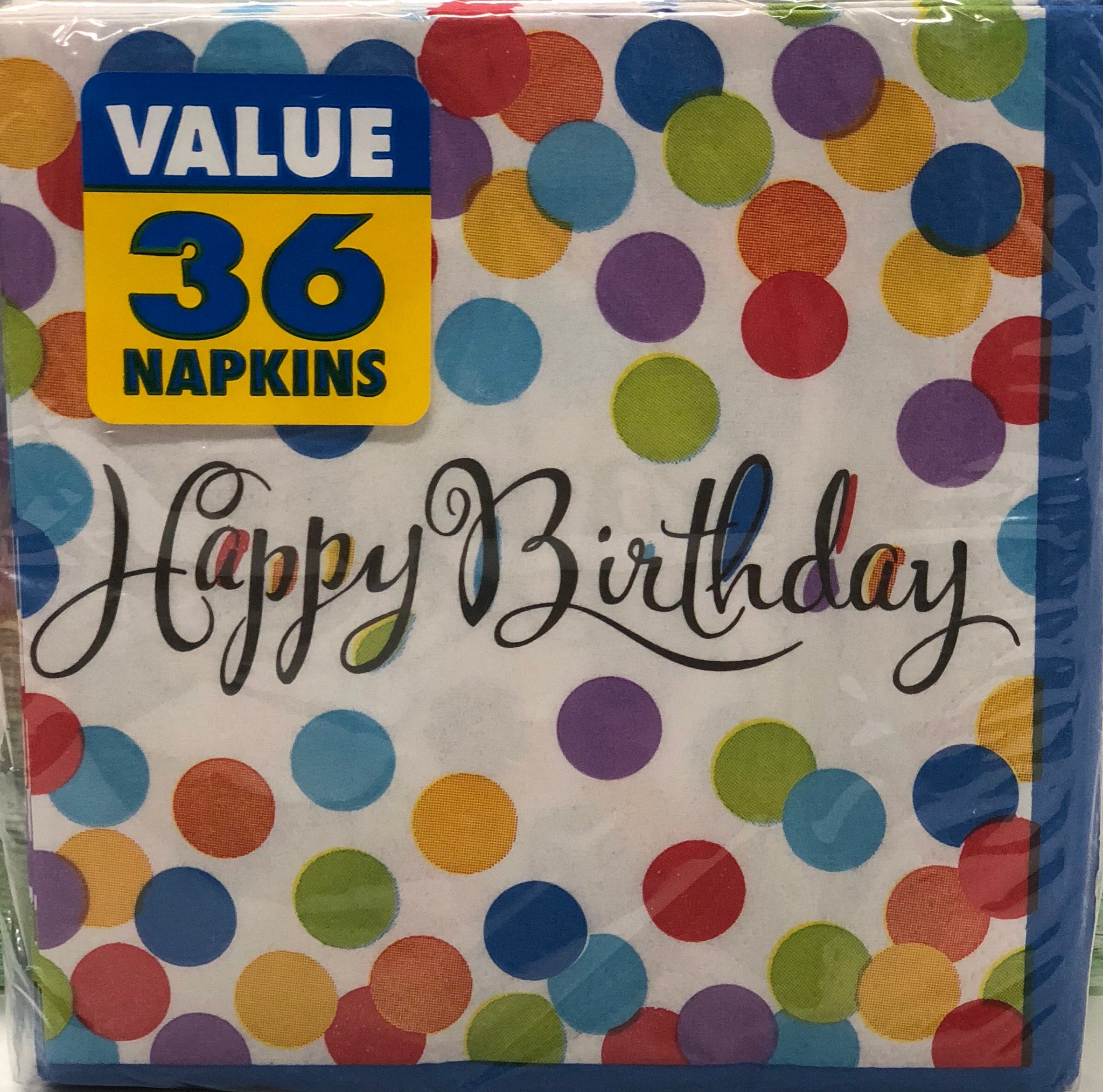 Cocktail Napkin- Confetti Bash