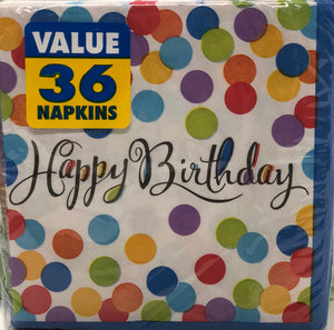 Cocktail Napkin- Confetti Bash