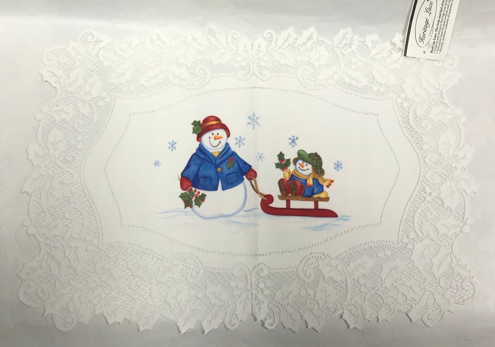 Placemat -Holly Table -White