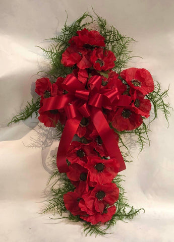 Artificial Poppy Cross