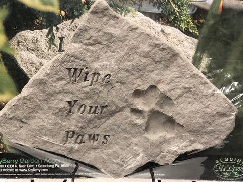 Wipe Your Paws... Stepping Stone