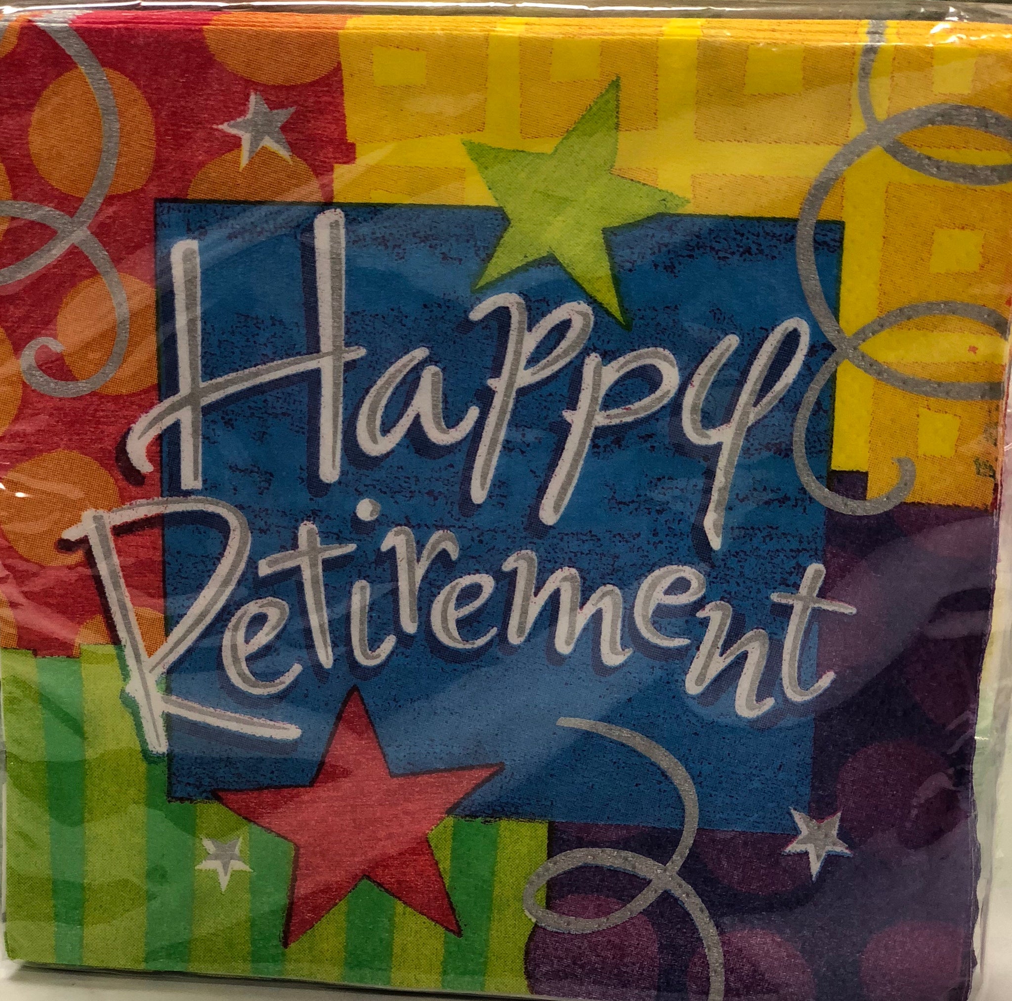 Cocktail Napkin- Happy Retirement