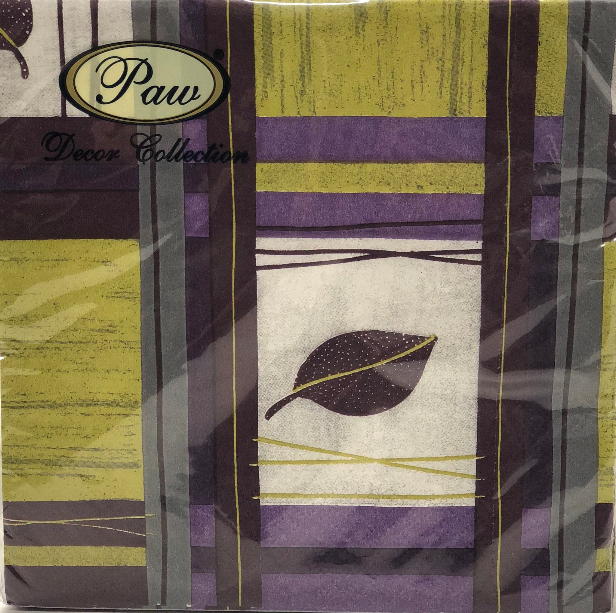 Luncheon Napkin- Purple Leaf