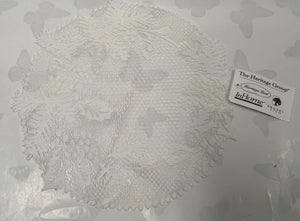 Doily -Winter Green -White
