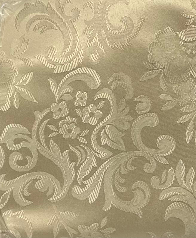 Table Cloth- Jacouard - Linen - Scalloped Edge