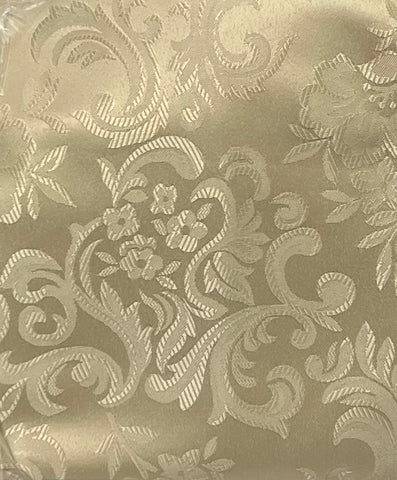 Table Cloth- Jacouard - Linen - Scalloped Edge