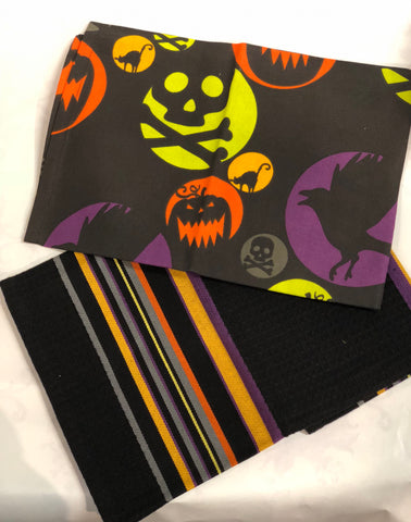 Halloween Dish Towels -Set Of Two