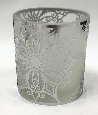 Snowflake candle holder