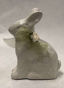 Rabbit Figurine -White