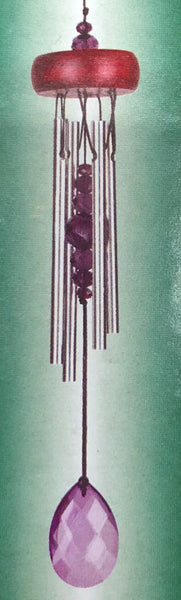 Woodstock Chime -Small - Gem Drop Chime -Violet