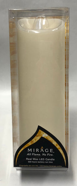 Mirage -Battery Candle -Cream
