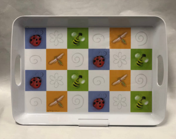 Ladybug, Bee and Dragonfly Tray