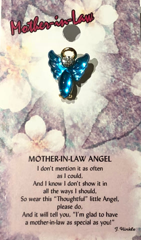 Mother-In-Law Angel Pin