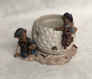 Sebastian and Nicholas... The Lost Ball -Boyd's Bear -Candle Holder