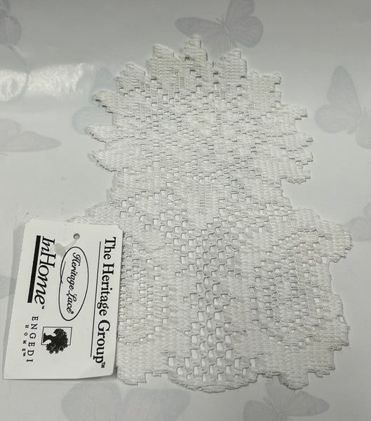 Doily -Sunflower -White