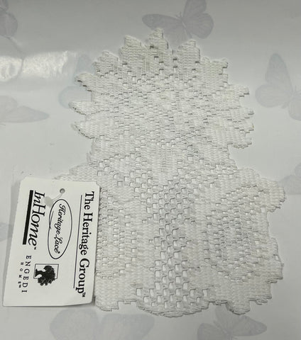 Doily -Sunflower -White