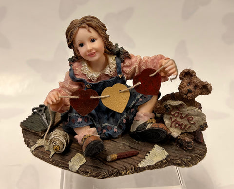 Susan With Cupid … Paper Hearts -Boyd's Bear