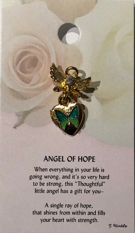 Angel Of Hope Pin -Green