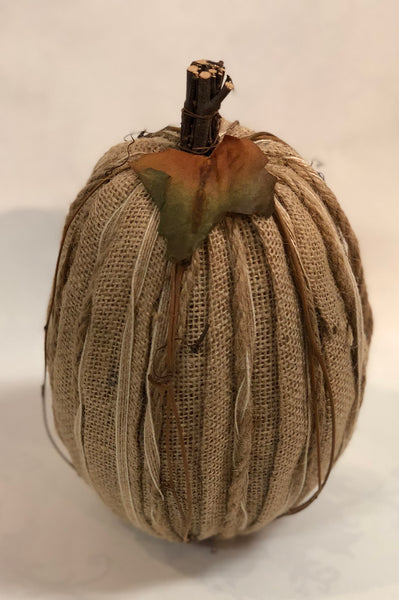Burlap Pumpkin