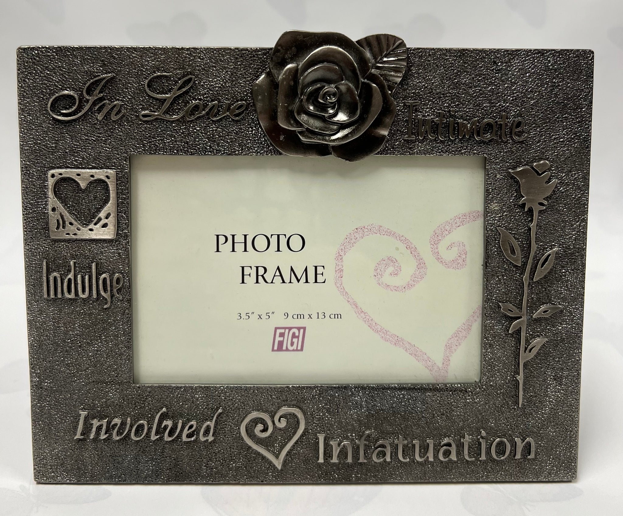 In Love Metal Picture Frame