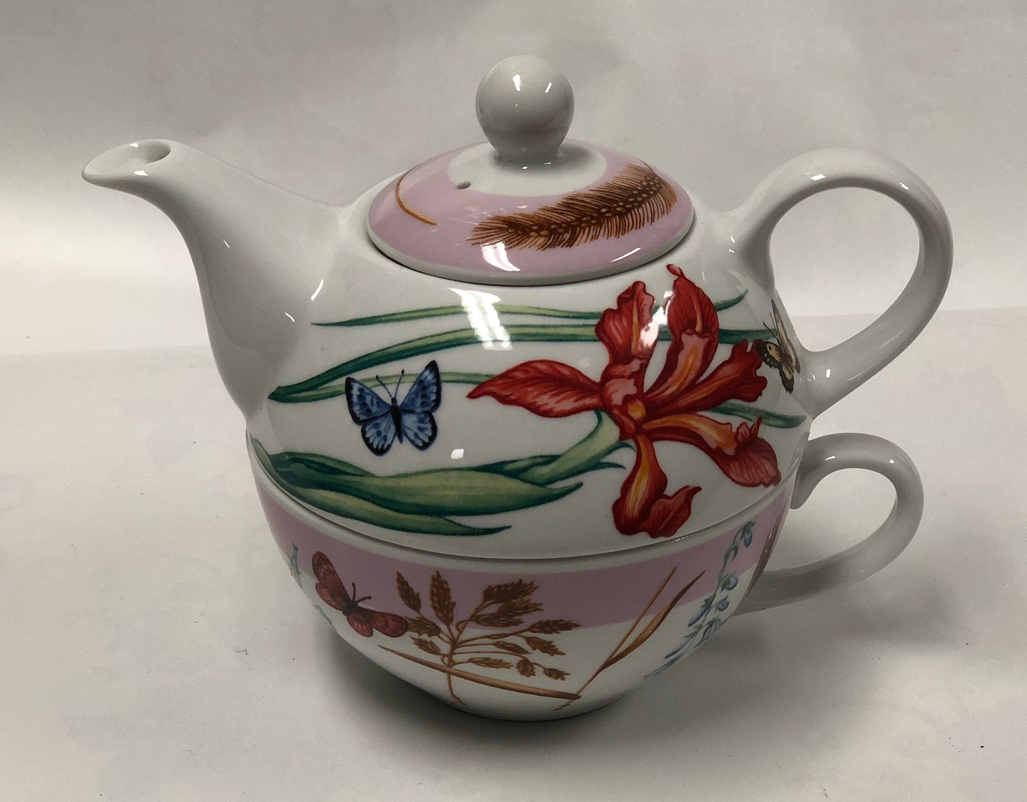 Butterflies and Blossoms Tea for One