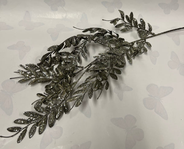Artificial Greenery Pick -Pewter