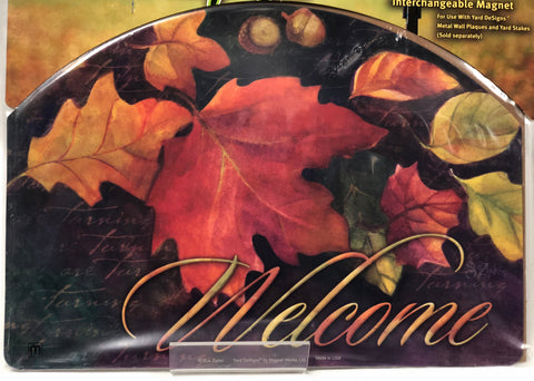 Magnetic Yard Sign -Turning Leaves
