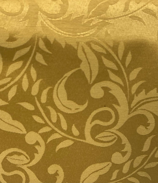 Table Cloth -Damask - Mustard Yellow