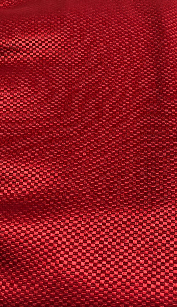 Table Cloth -Basket Weave -Red