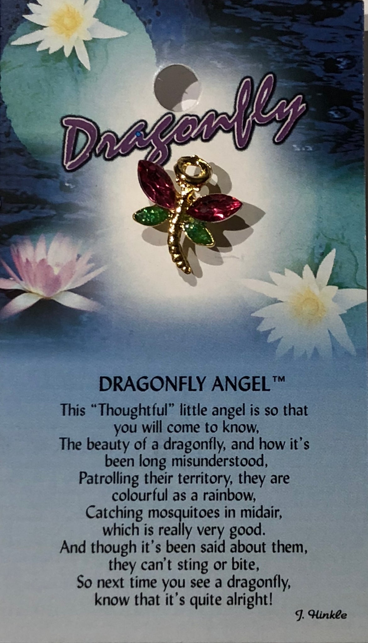 Dragonfly Angel Pin