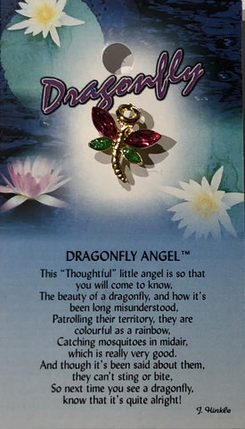 Dragonfly Angel Pin
