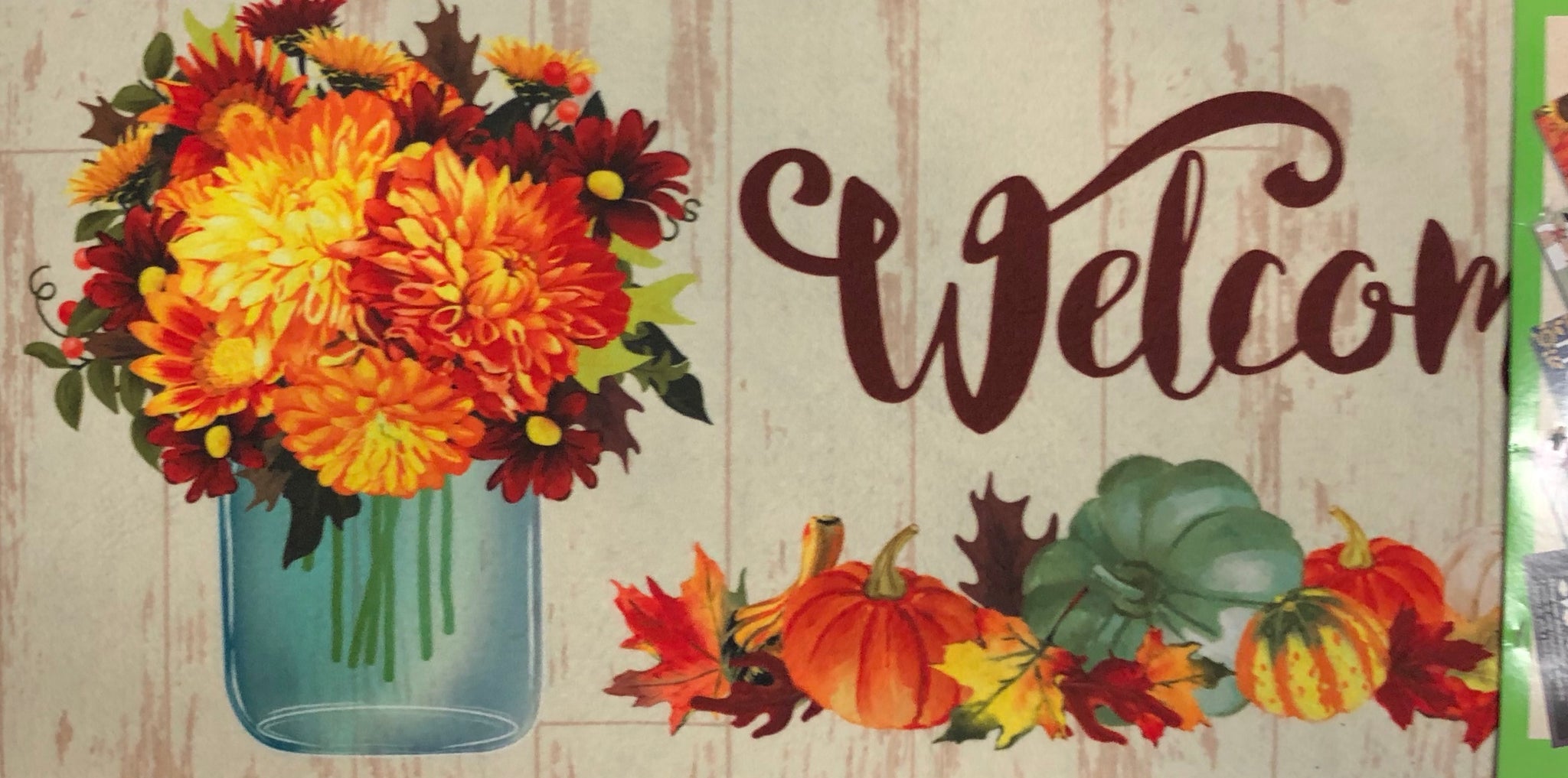 Welcome Fall Mat - Small