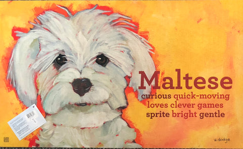 Dog Breed Mat "Maltese" -Large