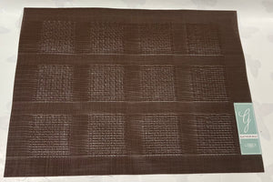 Dark Brown Woven Placemat