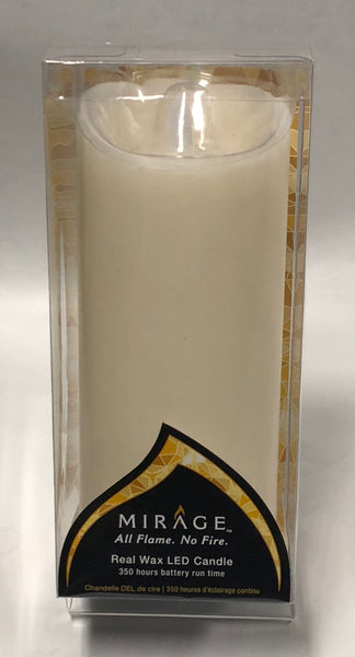 Mirage -Battery Candle -Cream