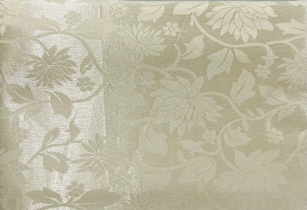 Table Cloth- Floral- Cream/ Ivory