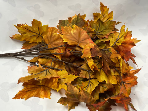 Maple Leaf Bush -Gold/Brown