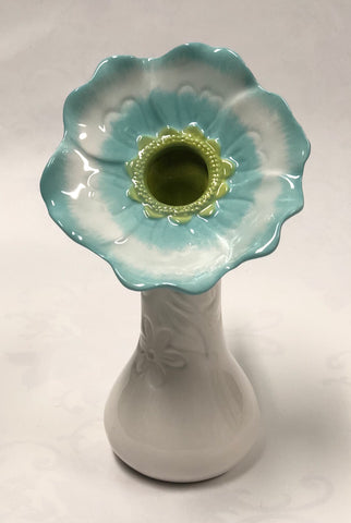 Flower Shaped Vase -Blue