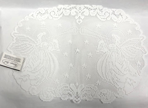 Placemat -Alpine Angels -White