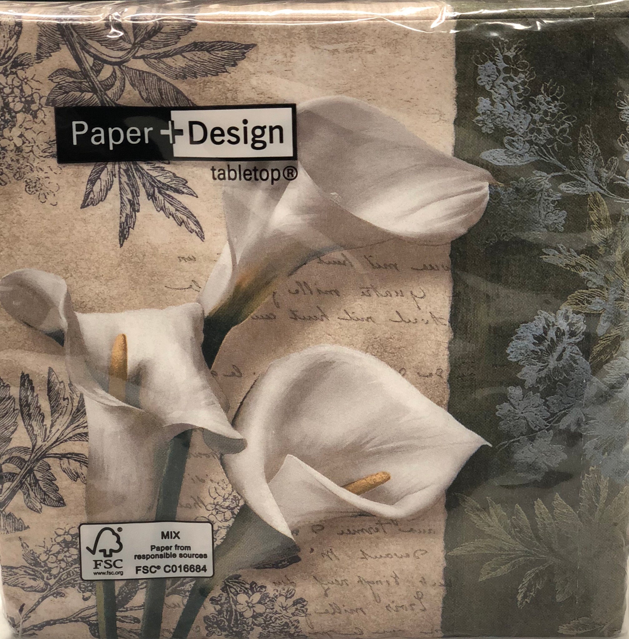 Luncheon Napkin -White Beauties