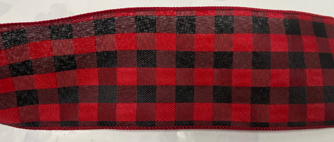 Buffalo Plaid -Red/Black