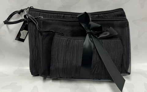 Get-Away Glam Bag Cosmetic Bag Set -Black