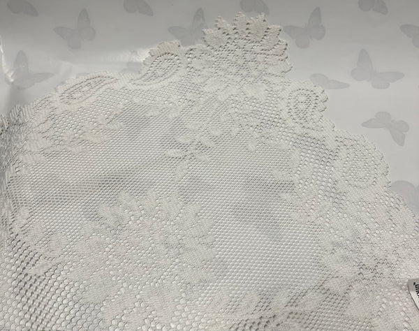 Table Topper -Sunflower -White